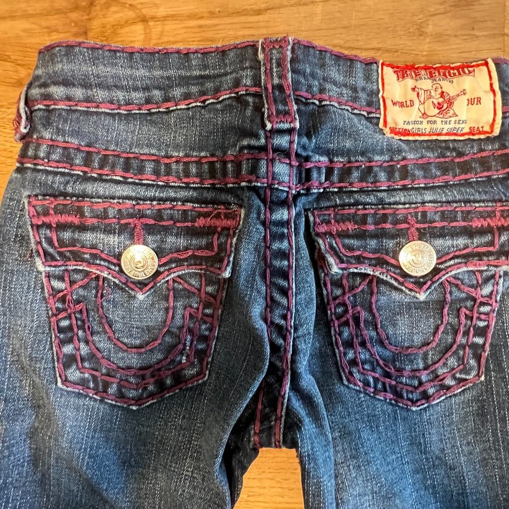 True Religion Girl's Julie Super Jeans - Size 7